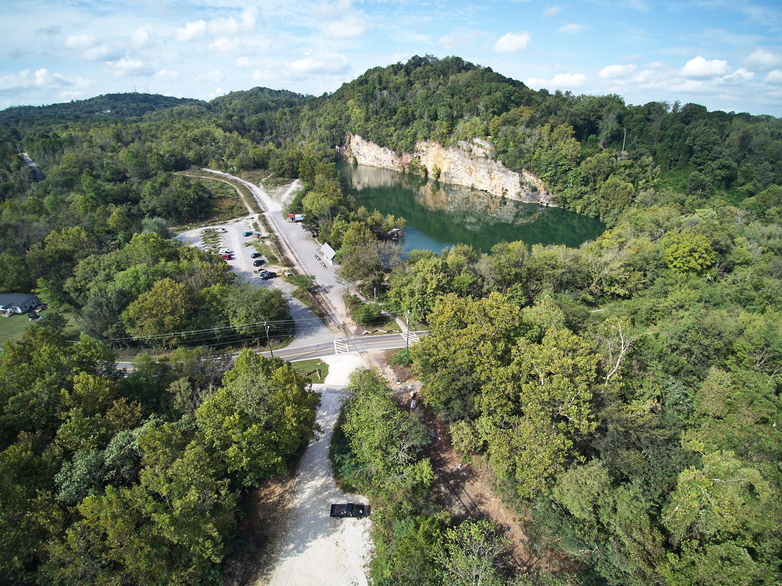 Drone Photography Ijams Nature Center Justin Fee Photography