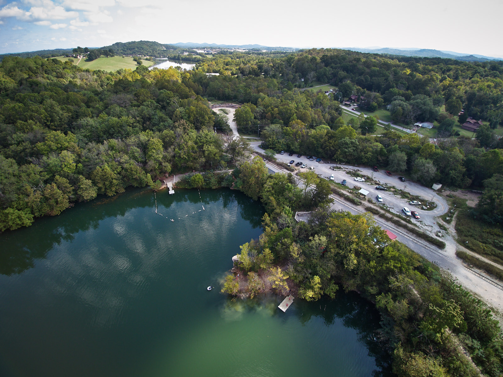 Drone Photography Ijams Nature Center Justin Fee Photography